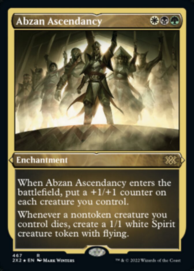 Abzan Ascendancy (Foil Etched) [Double Masters 2022] | Good Games Morley