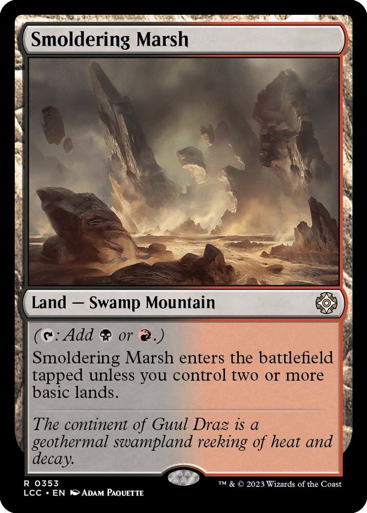 Smoldering Marsh 353/370 (Commander: The Lost Caverns of Ixalan)  | Good Games Morley