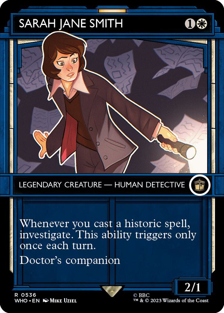Sarah Jane Smith 536/331 (Universes Beyond: Doctor Who)  - Showcase Foil | Good Games Morley
