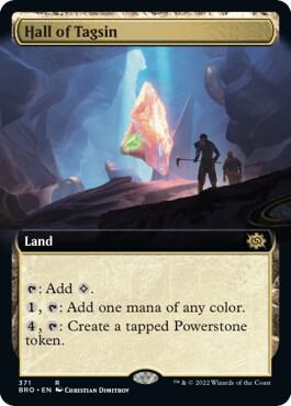 Hall of Tagsin Extended Art 371/287 (The Brothers' War)  - Foil | Good Games Morley