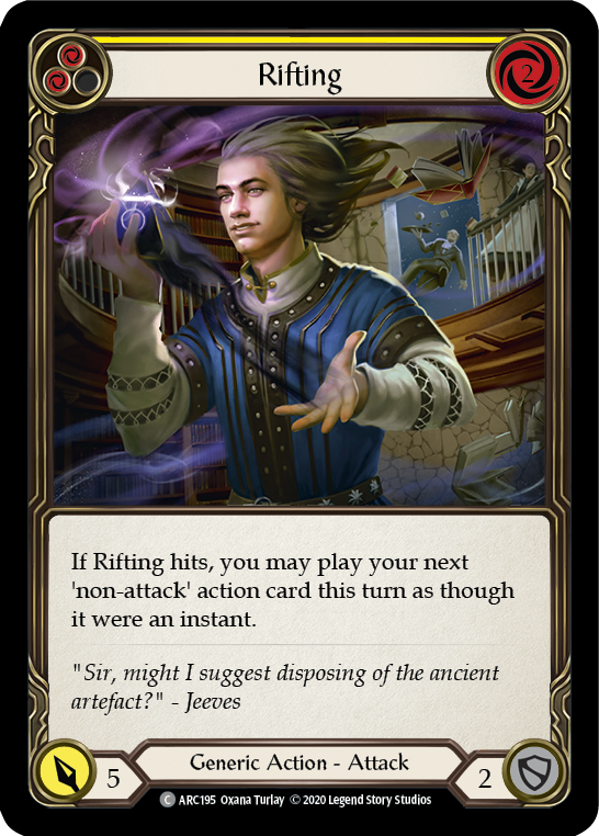 Rifting (Yellow) [U-ARC195] (Arcane Rising Unlimited)  Unlimited Normal | Good Games Morley