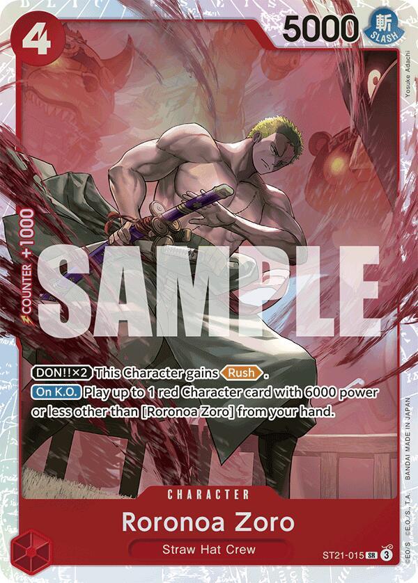 Roronoa Zoro ST21-015 (Starter Deck EX: Gear 5)  - Foil | Good Games Morley