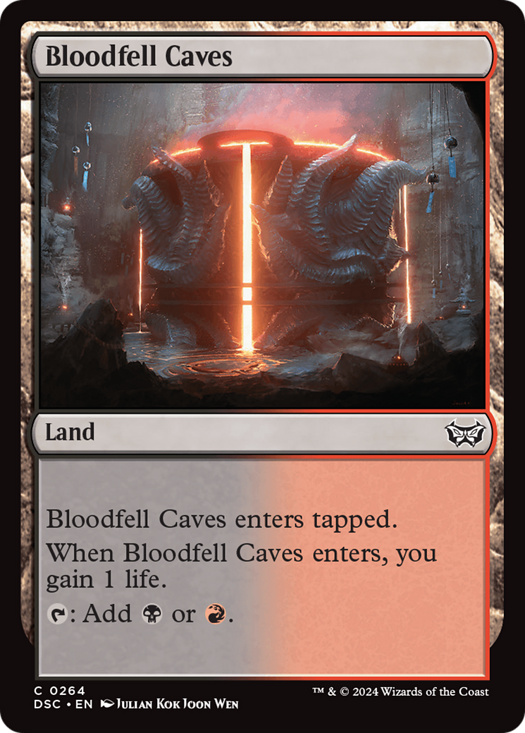 Bloodfell Caves [Duskmourn: House of Horror Commander] | Good Games Morley