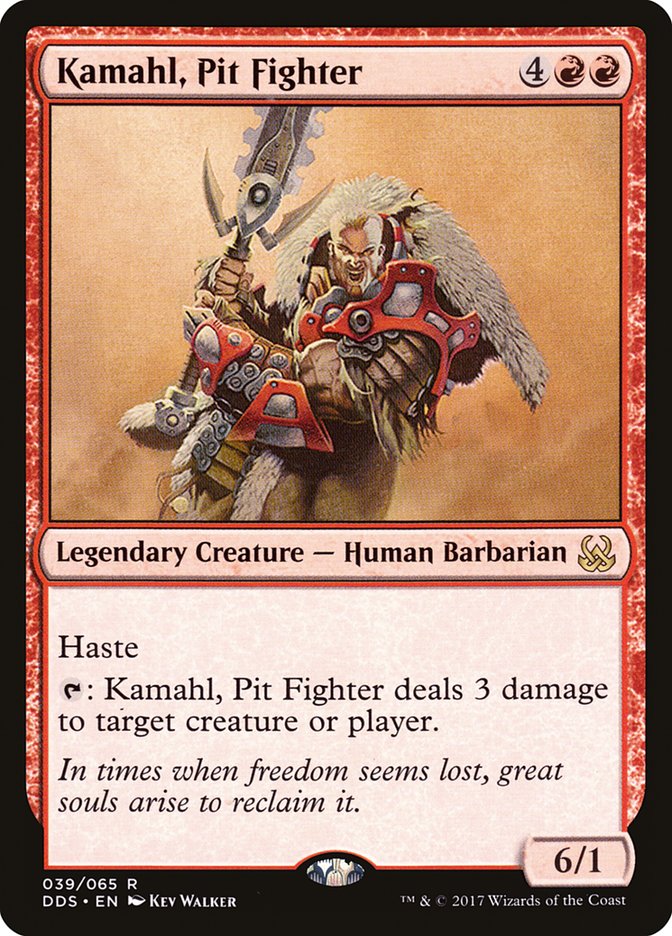 Kamahl, Pit Fighter 39/65 (Duel Decks: Mind vs. Might)  | Good Games Morley