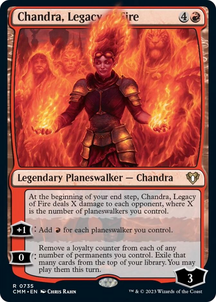 Chandra, Legacy of Fire [Commander Masters] | Good Games Morley