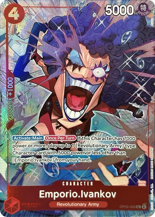 Emporio.Ivankov (PCC Vol.3) OP05-004 (One Piece Promotion Cards)  - Alternate Art Foil | Good Games Morley