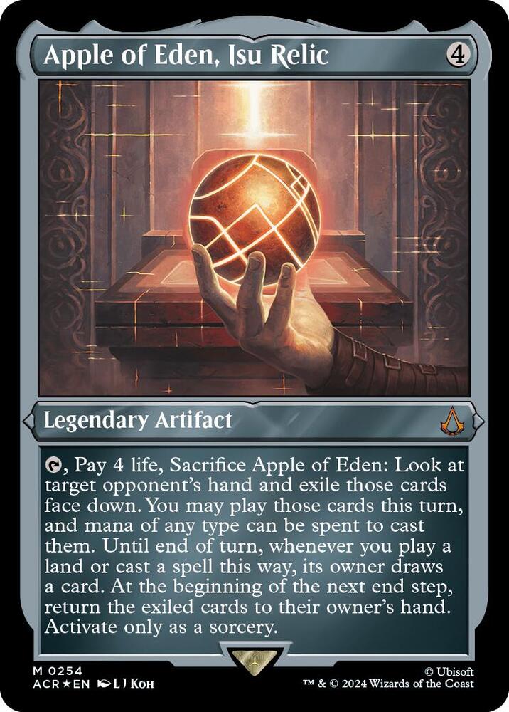 Apple of Eden, Isu Relic 254 (Universes Beyond: Assassin's Creed)  - Etched Foil | Good Games Morley