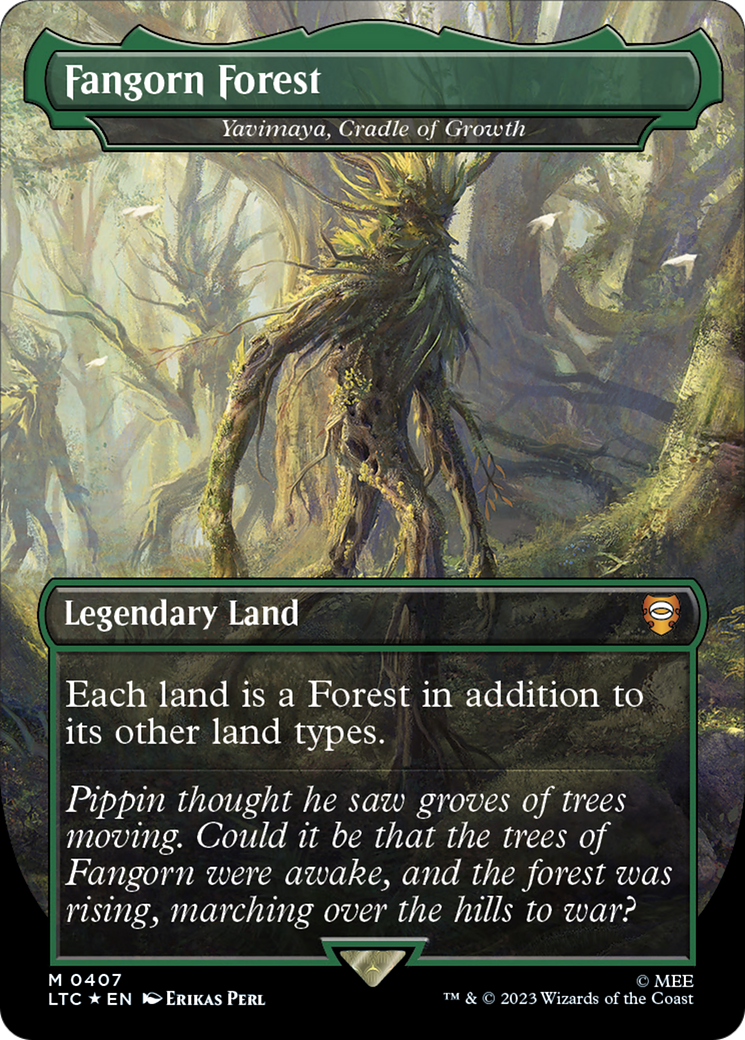 Fangorn Forest - Yavimaya, Cradle of Growth (Surge Foil Realms and Relics) [The Lord of the Rings: Tales of Middle-Earth Commander] | Good Games Morley