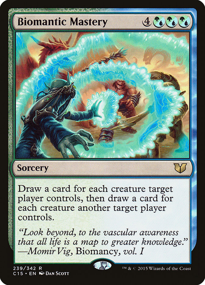 Biomantic Mastery 239/342 (Commander 2015)  | Good Games Morley