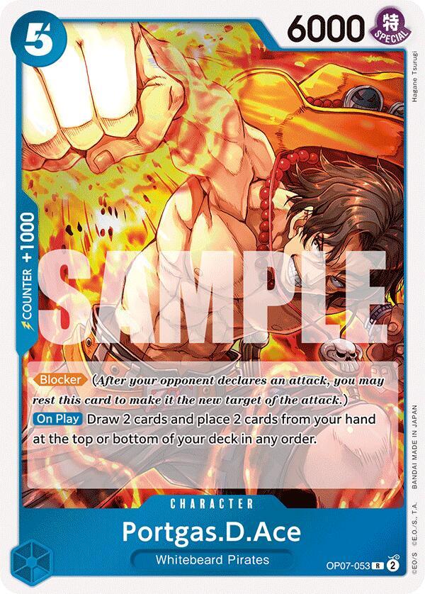 Portgas.D.Ace OP07-053 (500 Years in the Future)  - Foil | Good Games Morley
