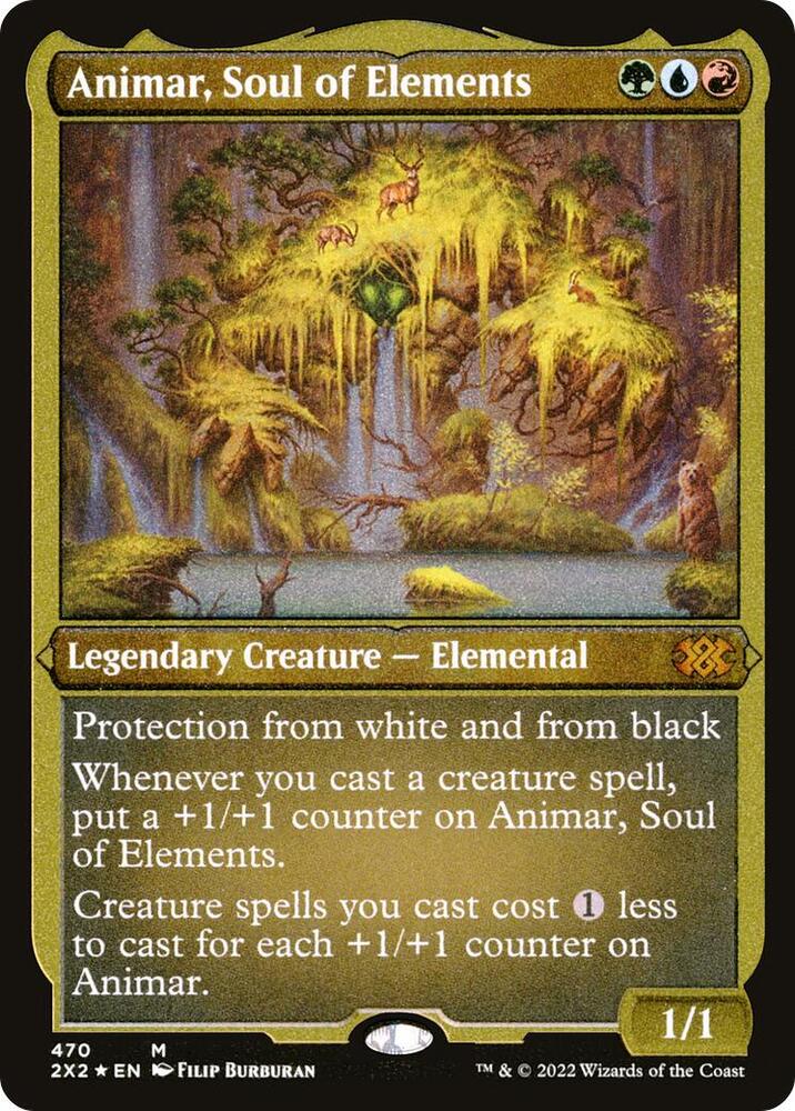 Animar Soul of Elements Foil Etched 470 (Double Masters 2022)  - Foil | Good Games Morley