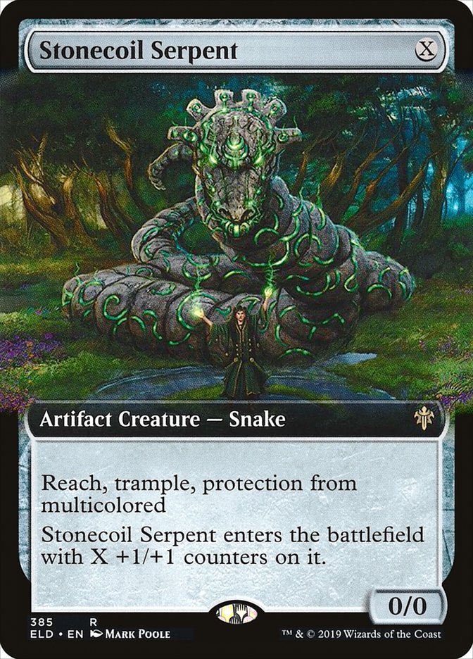 Stonecoil Serpent (Extended Art) [Throne of Eldraine] | Good Games Morley