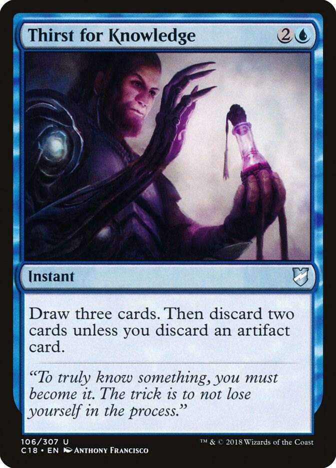 Thirst for Knowledge 106/307 (Commander 2018)  | Good Games Morley