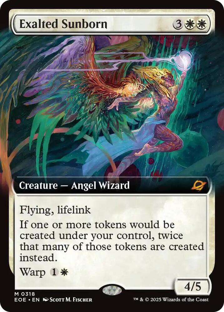 Exalted Sunborn 318/276 (Edge of Eternities)  - Extended Art  | Good Games Morley