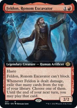 Feldon Ronom Excavator Extended Art 337/287 (The Brothers' War)  | Good Games Morley