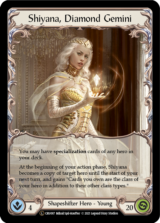 Shiyana, Diamond Gemini [U-CRU097] (Crucible of War Unlimited)  Unlimited Rainbow Foil | Good Games Morley