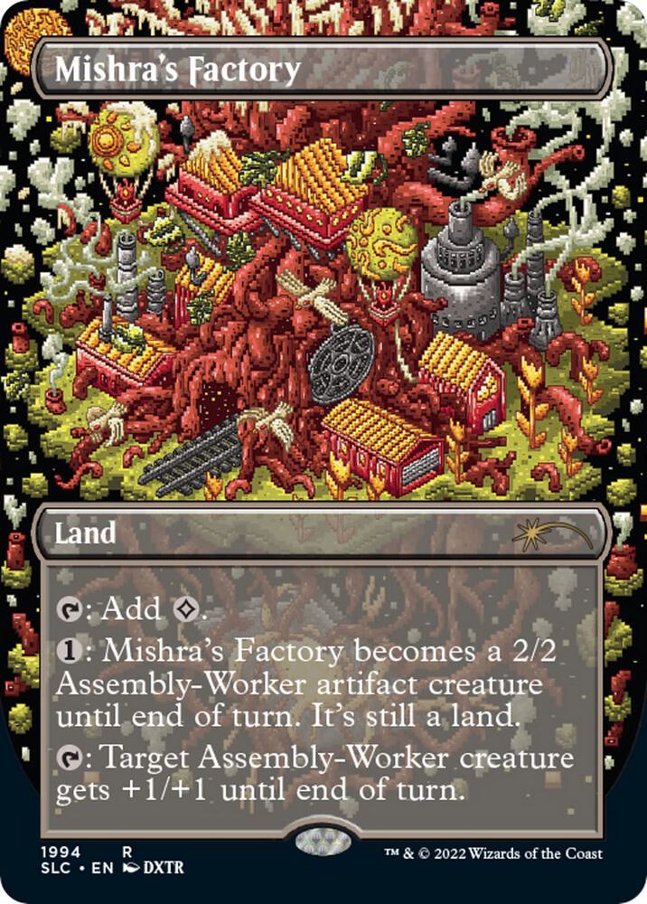 Mishra's Factory 1994 (Secret Lair Countdown Kit)  - Borderless Foil | Good Games Morley