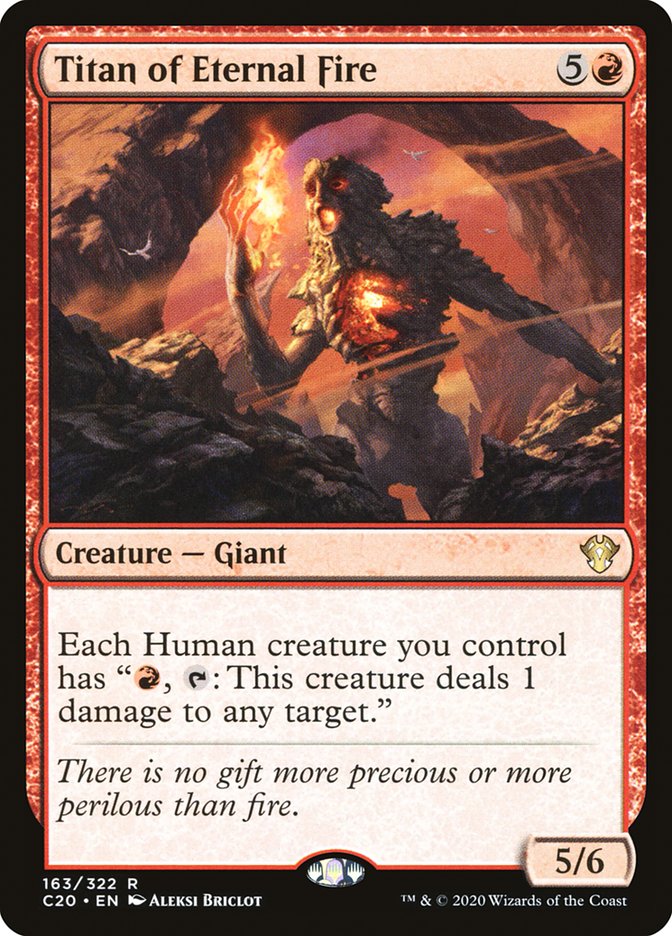 Titan of Eternal Fire 163/322 (Commander 2020)  | Good Games Morley