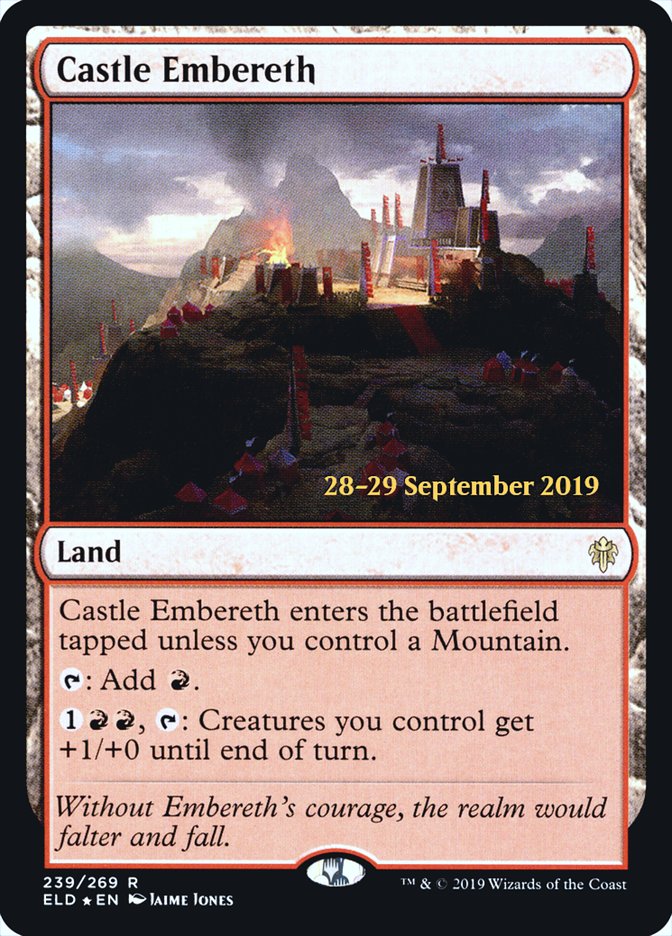 Castle Embereth [Throne of Eldraine Prerelease Promos] | Good Games Morley