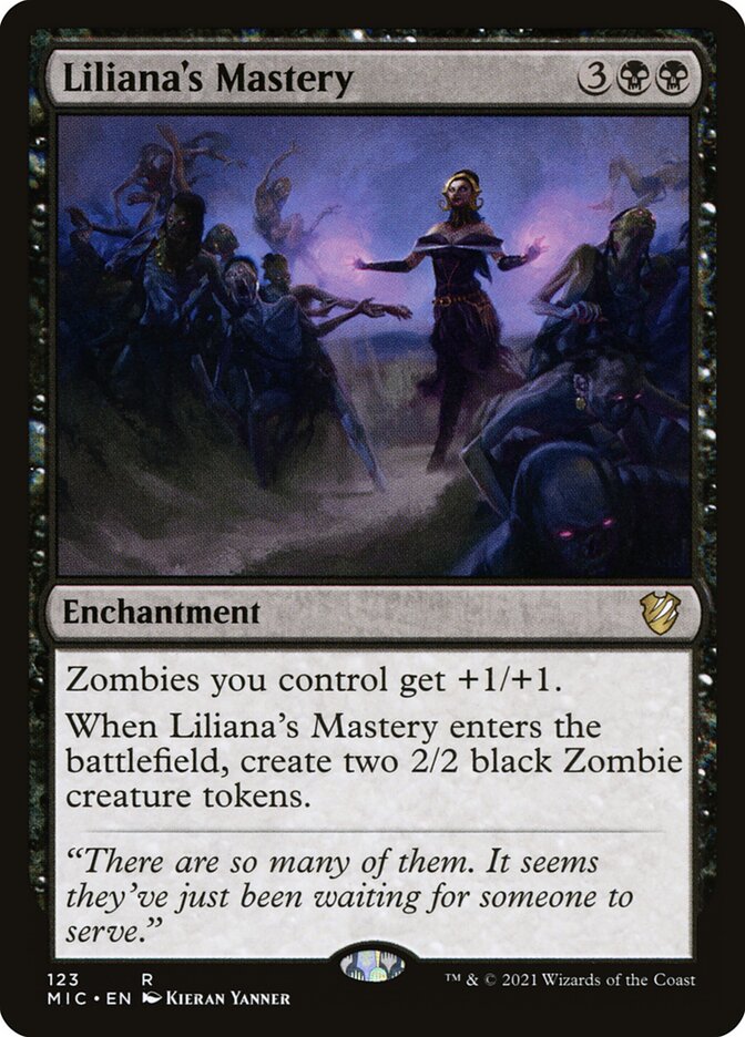 Liliana's Mastery 123/38 (Commander: Innistrad: Midnight Hunt)  | Good Games Morley