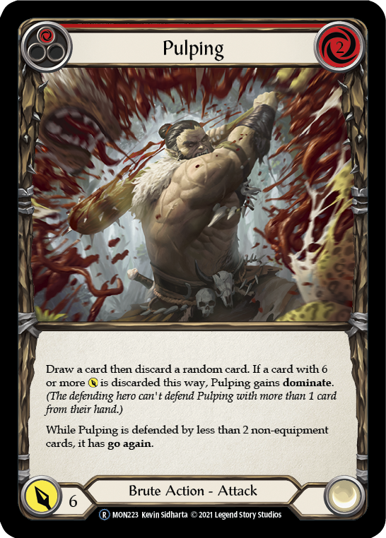 Pulping (Red) [U-MON223-RF] (Monarch Unlimited)  Unlimited Rainbow Foil | Good Games Morley