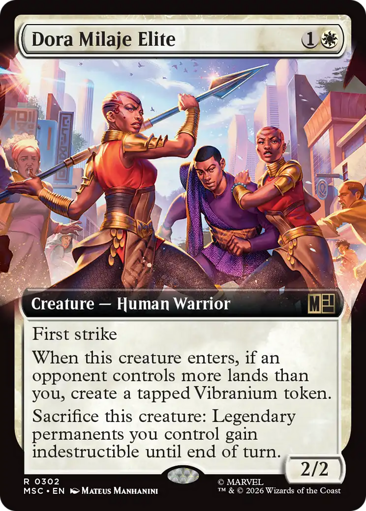 Dora Milaje Elite (Extended Art) [Marvel Super Heroes Commander] | Good Games Morley