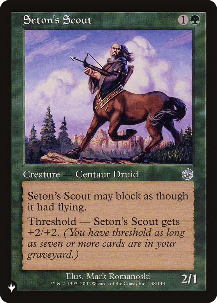 Seton's Scout [The List] | Good Games Morley