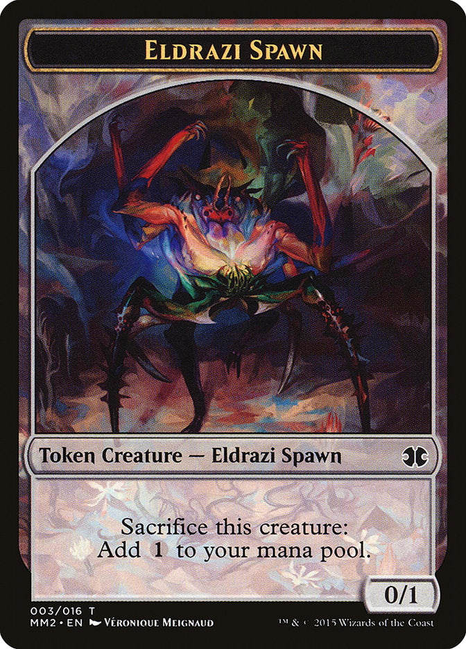 Eldrazi Spawn Token (003/016) [Modern Masters 2015 Tokens] | Good Games Morley