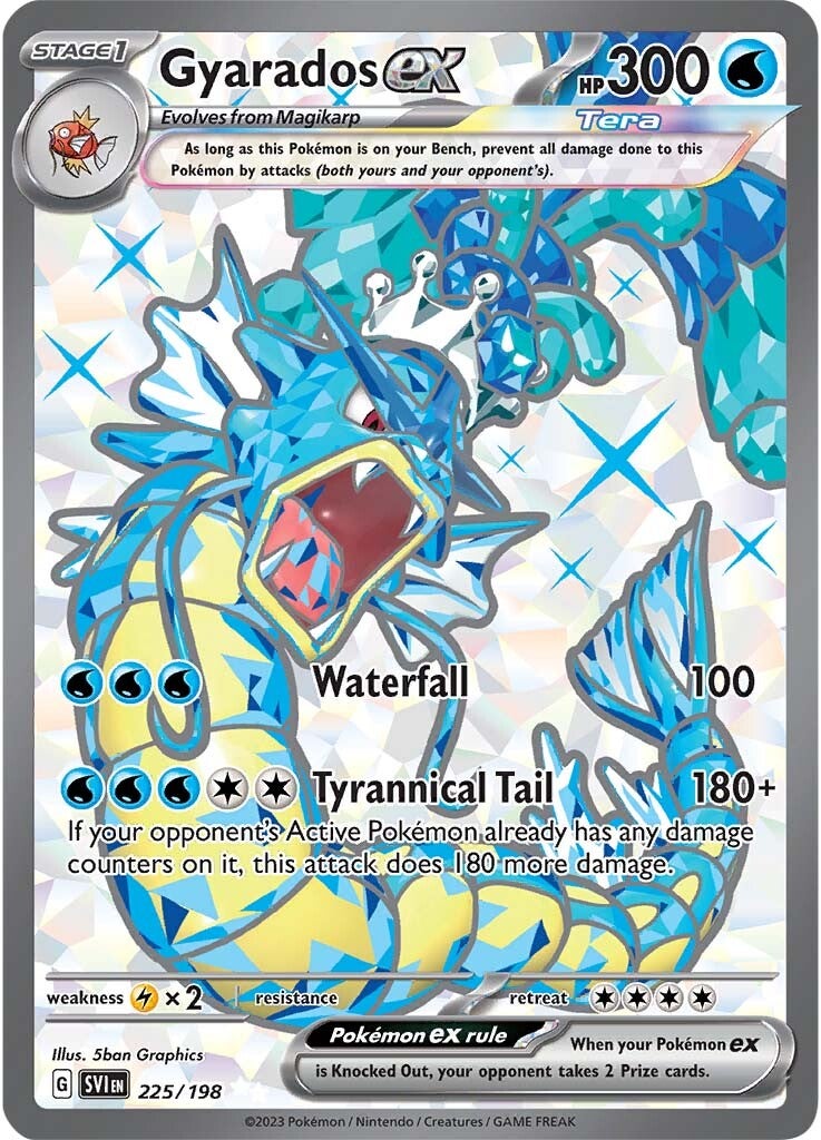 Gyarados ex (225/198) [Scarlet & Violet: Base Set] | Good Games Morley