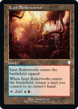 Izzet Boilerworks Retro Frame 188/40 (Commander: The Brothers' War)  | Good Games Morley