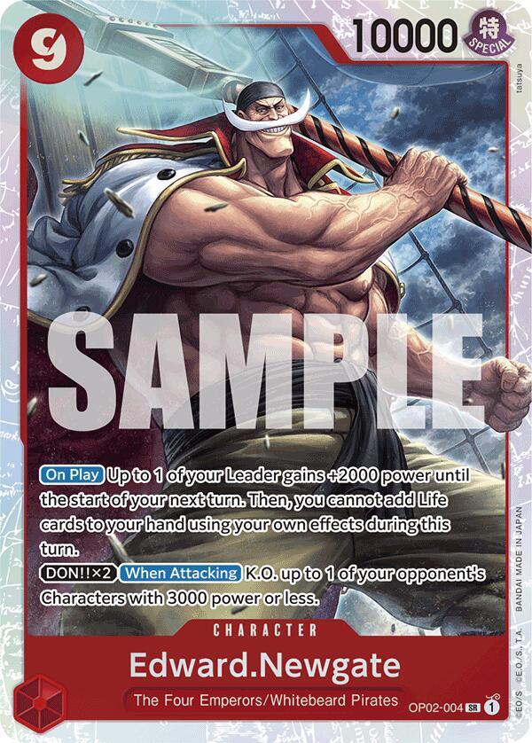 Edward.Newgate (Reprint) OP02-004 (Premium Booster -The Best-)  - Foil | Good Games Morley
