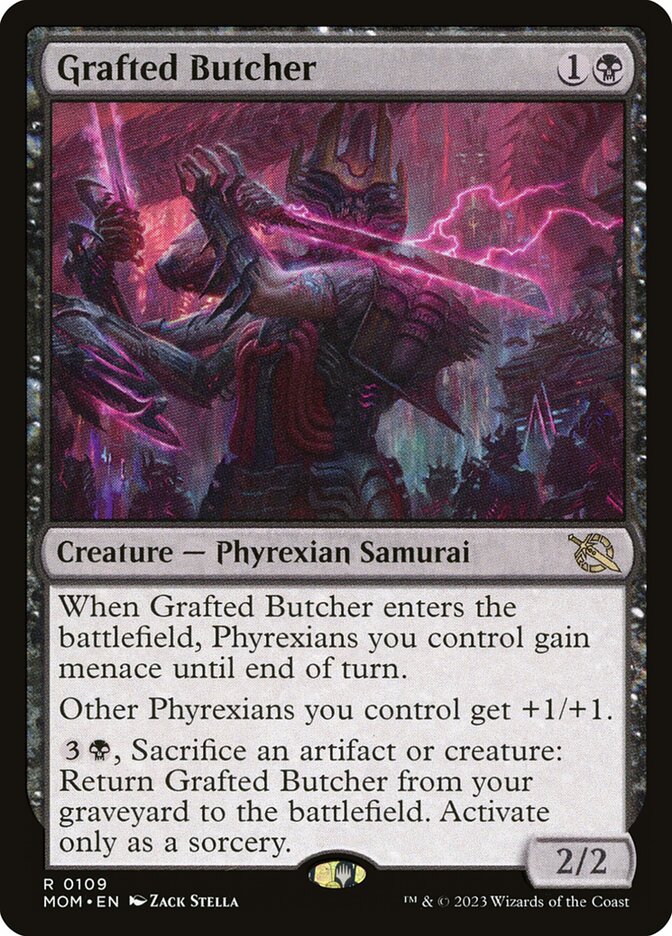 Grafted Butcher 109/291 (March of the Machine)  - Foil | Good Games Morley