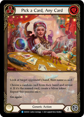 Pick a Card, Any Card (Blue) [EVR169] (Everfest)  1st Edition Extended Art Rainbow Foil | Good Games Morley