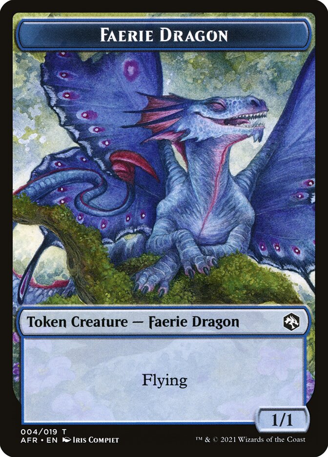 Devil // Faerie Dragon Double-Sided Token [Dungeons & Dragons: Adventures in the Forgotten Realms Tokens] | Good Games Morley