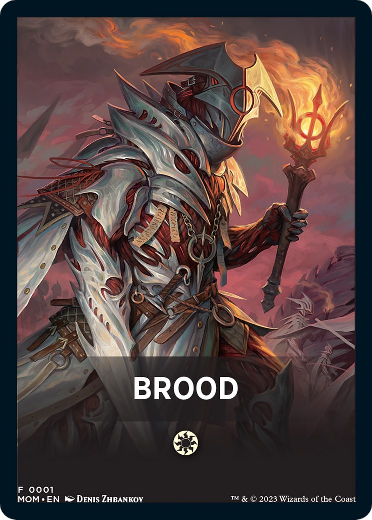 Brood Theme Card [March of the Machine Tokens] | Good Games Morley