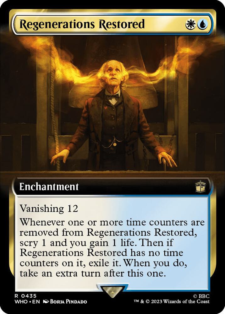 Regenerations Restored 435/331 (Universes Beyond: Doctor Who)  - Extended Art Foil | Good Games Morley