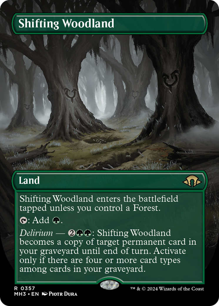 Shifting Woodland (Borderless) [Modern Horizons 3] | Good Games Morley