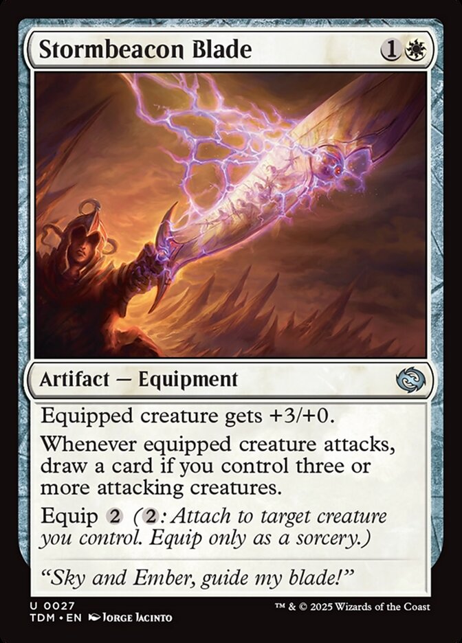 Stormbeacon Blade 27 (Tarkir: Dragonstorm)  - Foil | Good Games Morley