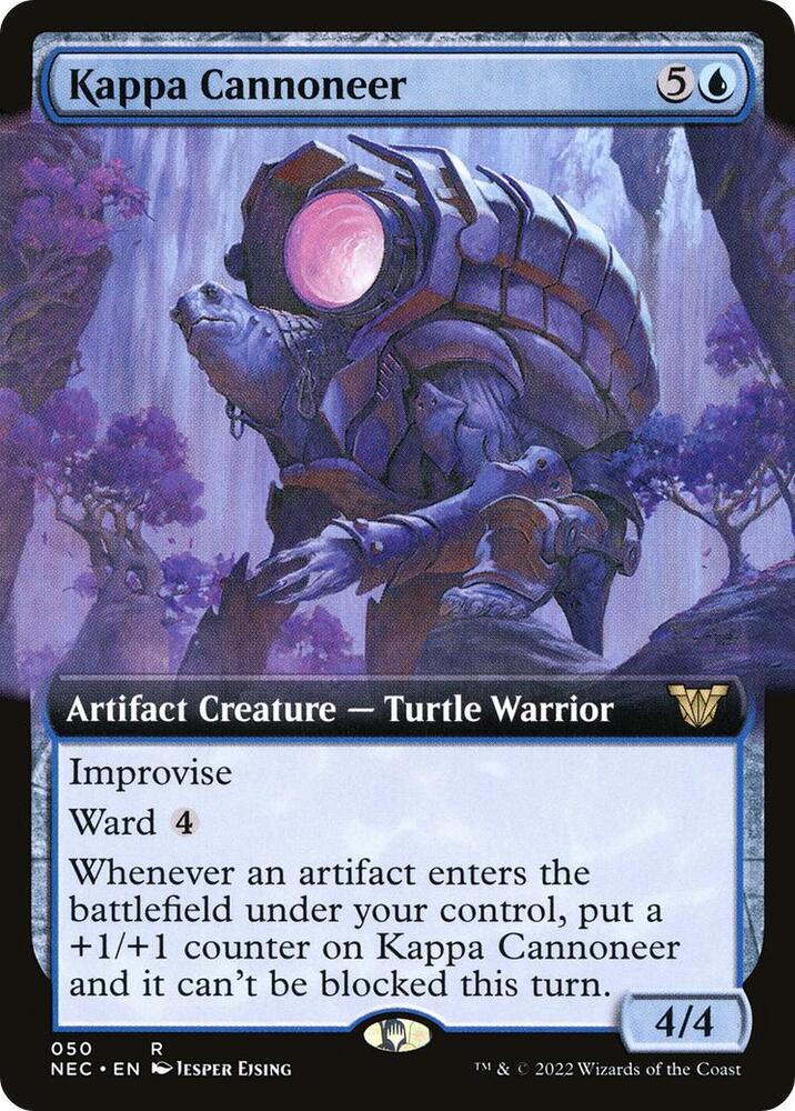 Kappa Cannoneer 50/38 (Commander: Kamigawa: Neon Dynasty)  - Extended Art | Good Games Morley