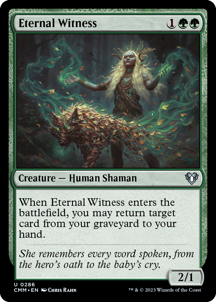 Eternal Witness [Commander Masters] | Good Games Morley