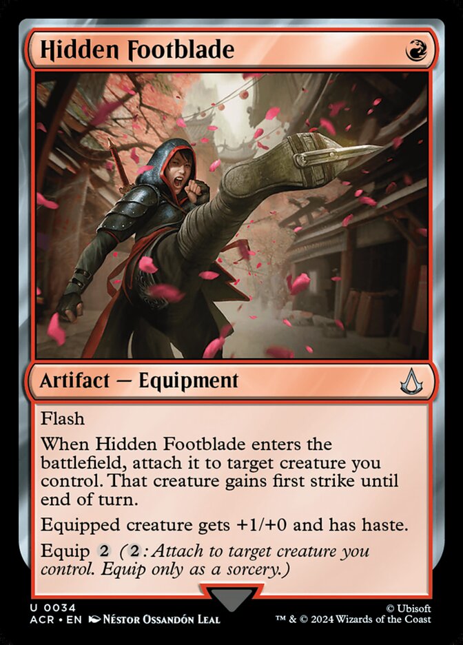 Hidden Footblade 34 (Universes Beyond: Assassin's Creed)  | Good Games Morley