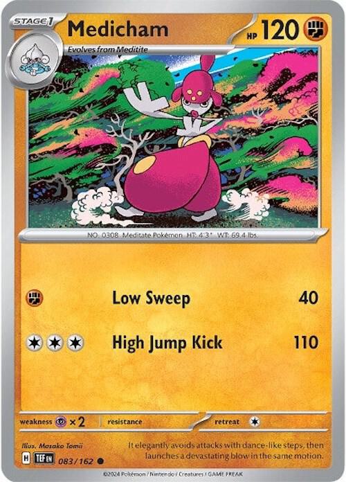 Medicham 083/162 (SV05: Temporal Forces)  - Reverse Holofoil | Good Games Morley