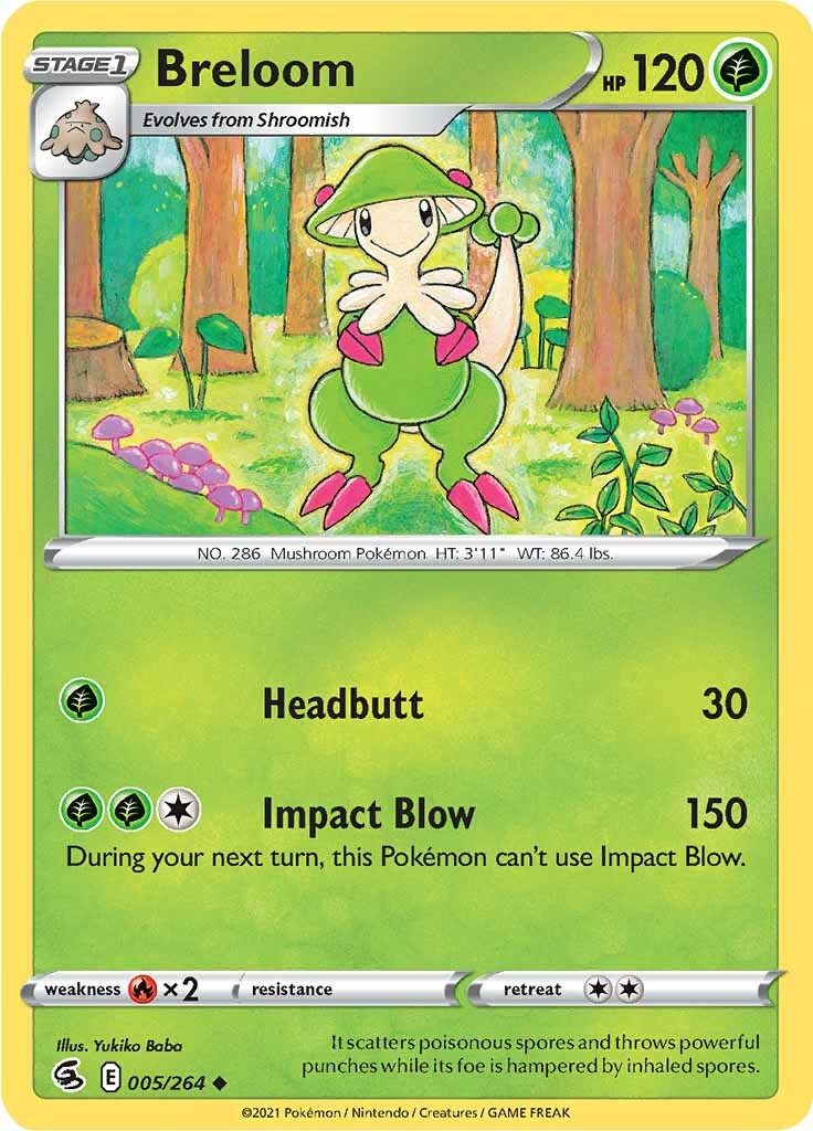 Breloom (005/264) [Sword & Shield: Fusion Strike] | Good Games Morley