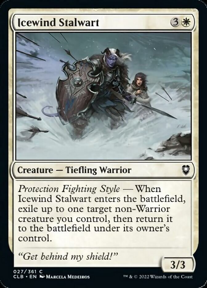 Icewind Stalwart [Commander Legends: Battle for Baldur's Gate] | Good Games Morley