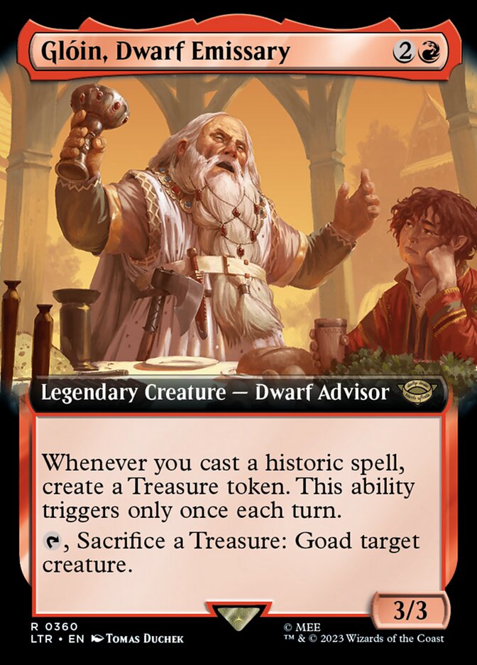 Gloin, Dwarf Emissary (Extended Art) [The Lord of the Rings: Tales of Middle-Earth] | Good Games Morley