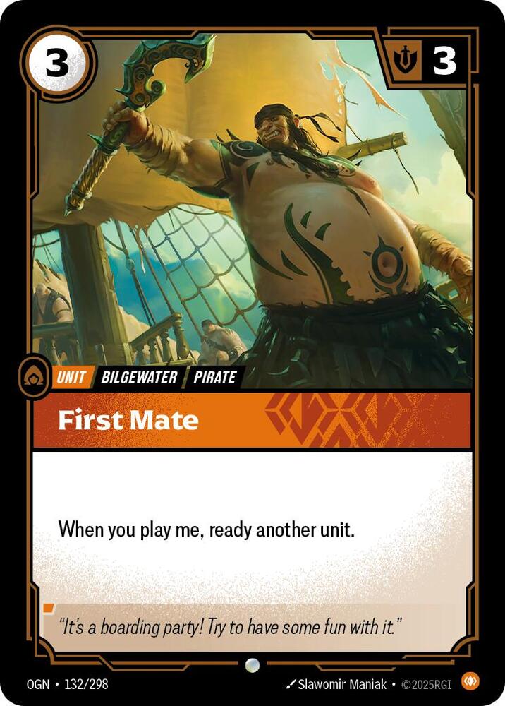 First Mate 132/298 (Origins)  | Good Games Morley