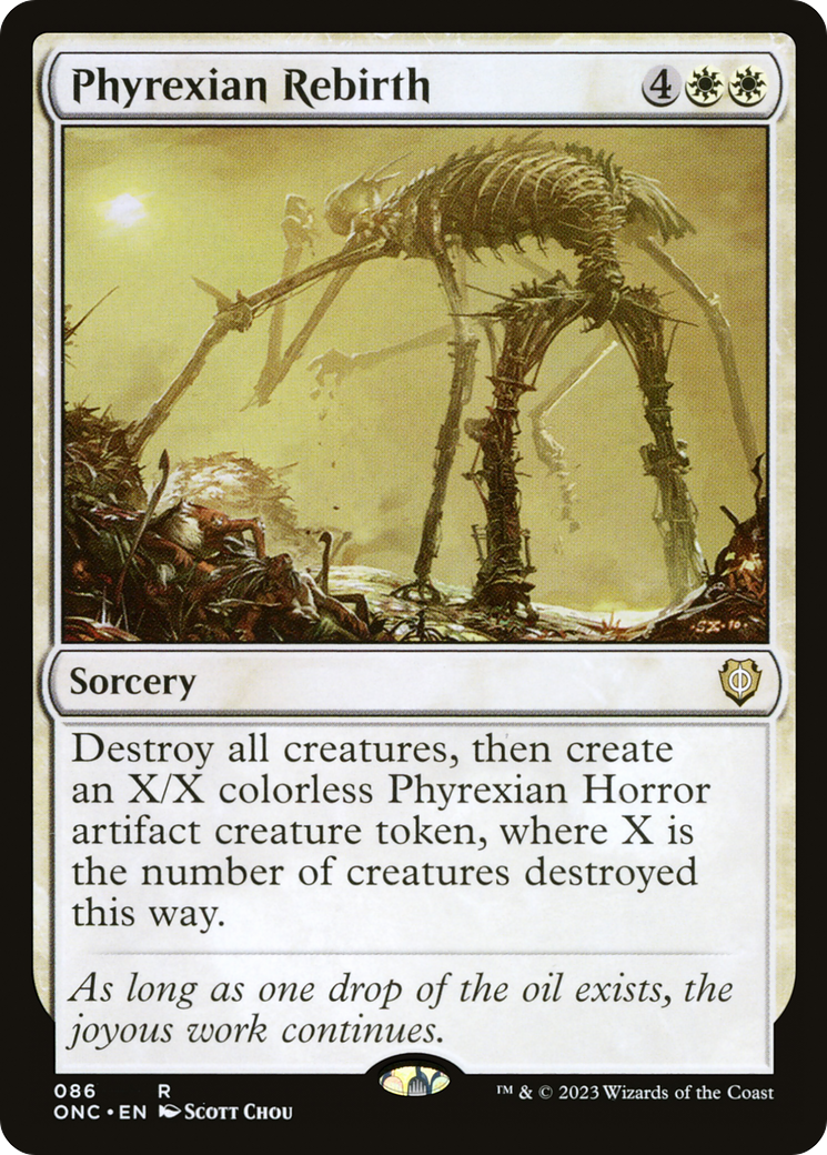 Phyrexian Rebirth [Phyrexia: All Will Be One Commander] | Good Games Morley