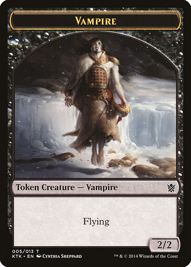 Vampire Token [Khans of Tarkir Tokens] | Good Games Morley