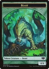 Elf Druid // Beast (020/036) Double-Sided Token [Commander 2014 Tokens] | Good Games Morley