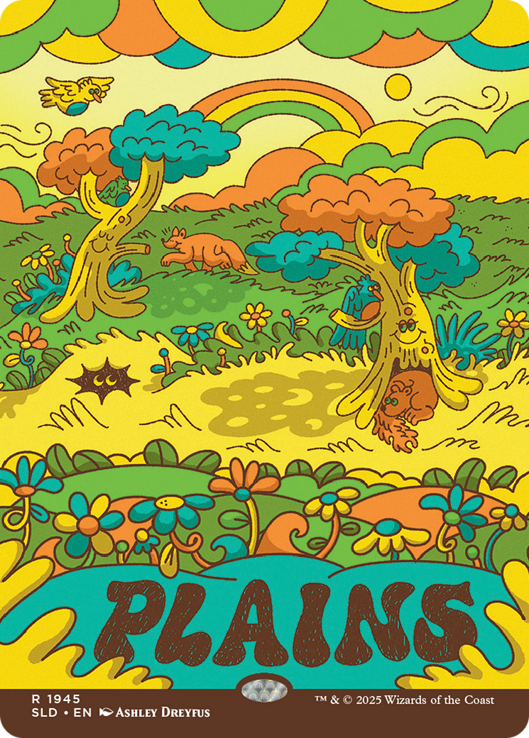 Plains (1945) (Rainbow Foil) [Secret Lair Drop Series] | Good Games Morley